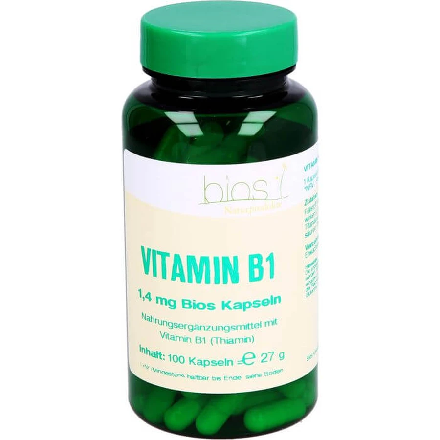VITAMINA B1 1,4 mg Cápsulas Bios 100 Cápsulas