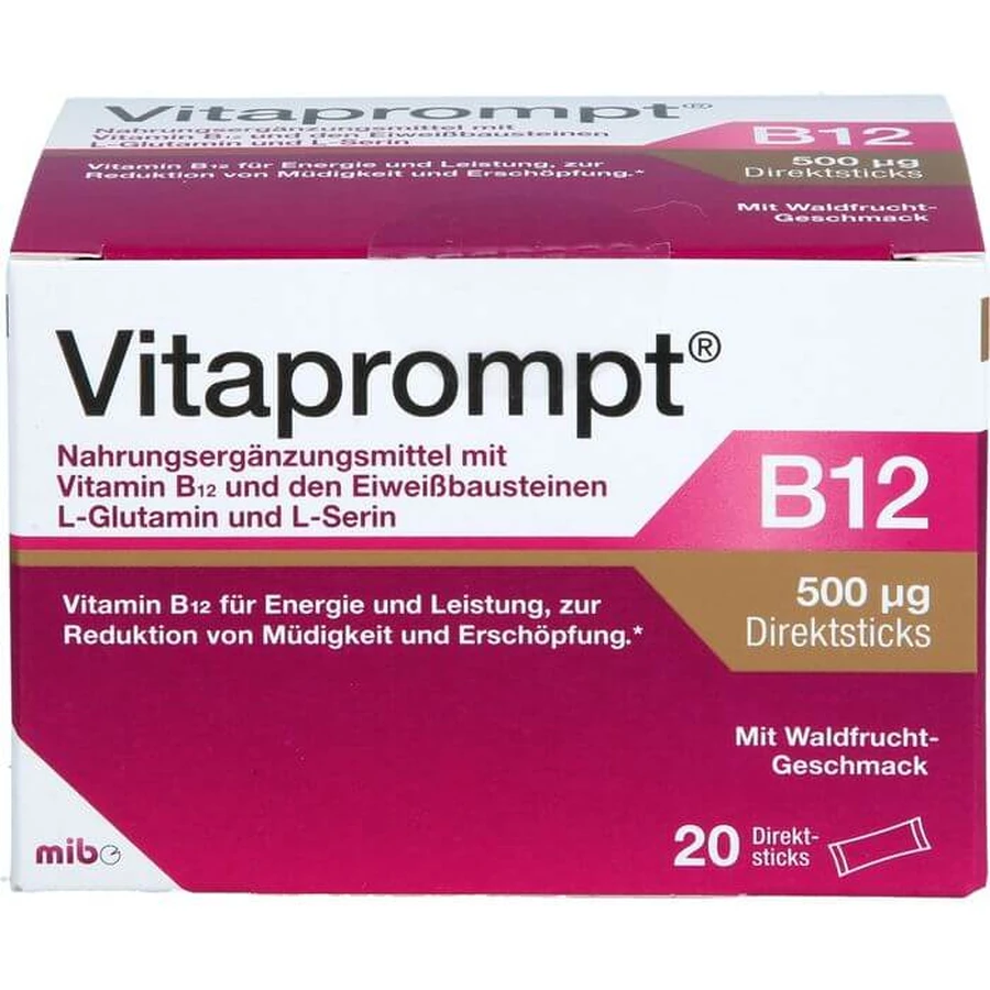 VITAPROMPT B12 500 µg directe sticks 20 st.
