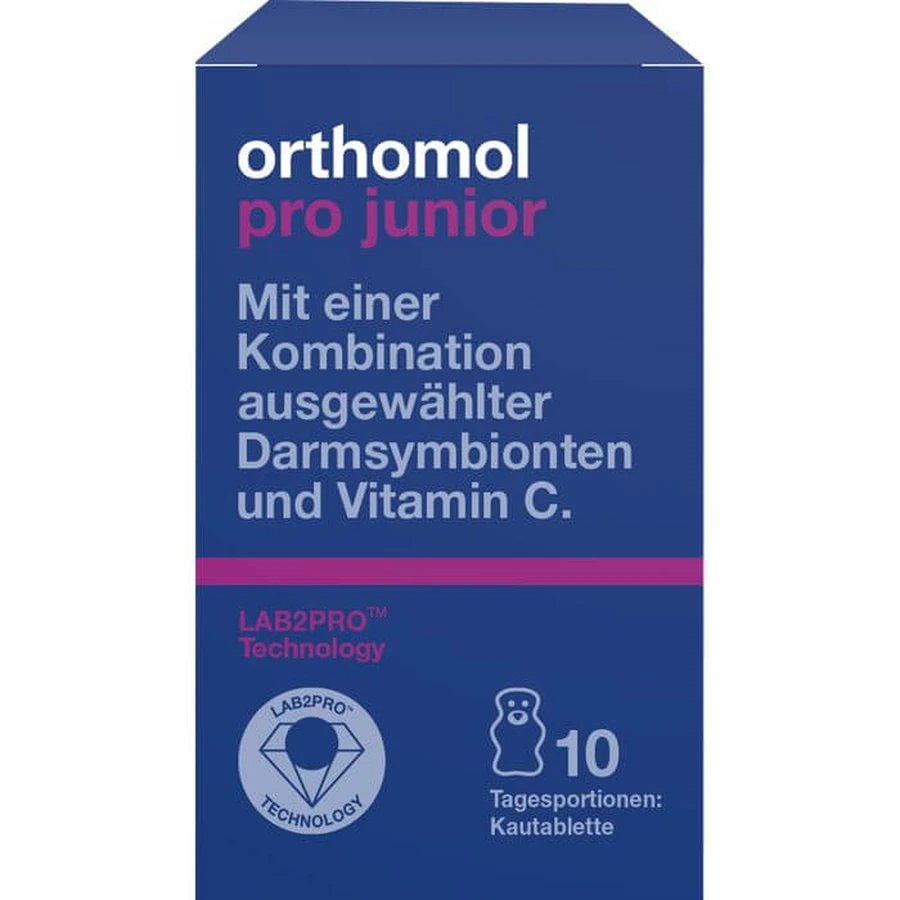 ORTHOMOL pro junior comprimidos masticables 10 uds.