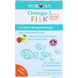 NORSAN Omega-3 FISK Jelly for children Dragees 45 St.