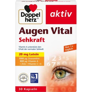 DOPPELHERZ Augen Vital Sehkraft aktiv Capsules 30 kapsułek
