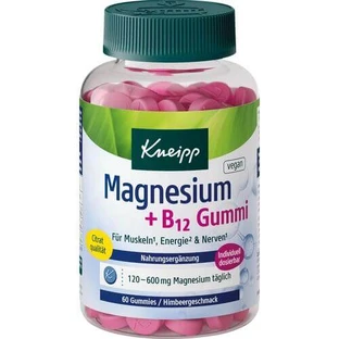 KNEIPP Magnesio+B12 Gomma Lampone 60 Capsule