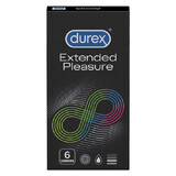Prezervative Extended Pleasure, 6 stuks, Durex