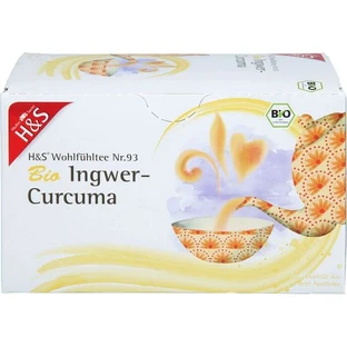 H&S Biologisch Gember-Kurkuma Filterzakje 25 g