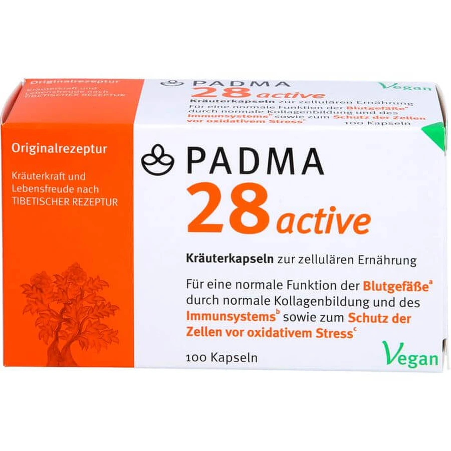 PADMA 28 cápsulas activas 100 unid.