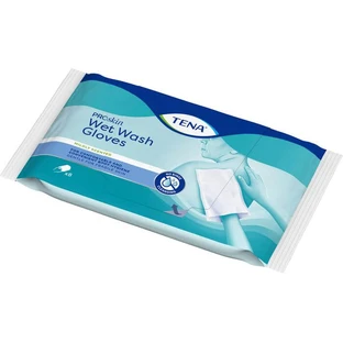 TENA WET Wash Glove scented 15x23 cm blue 8 pcs.