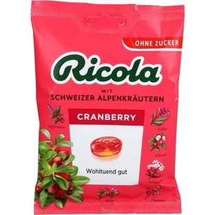 RICOLA o.Z.Beutel Cukierki żurawinowe 75 g