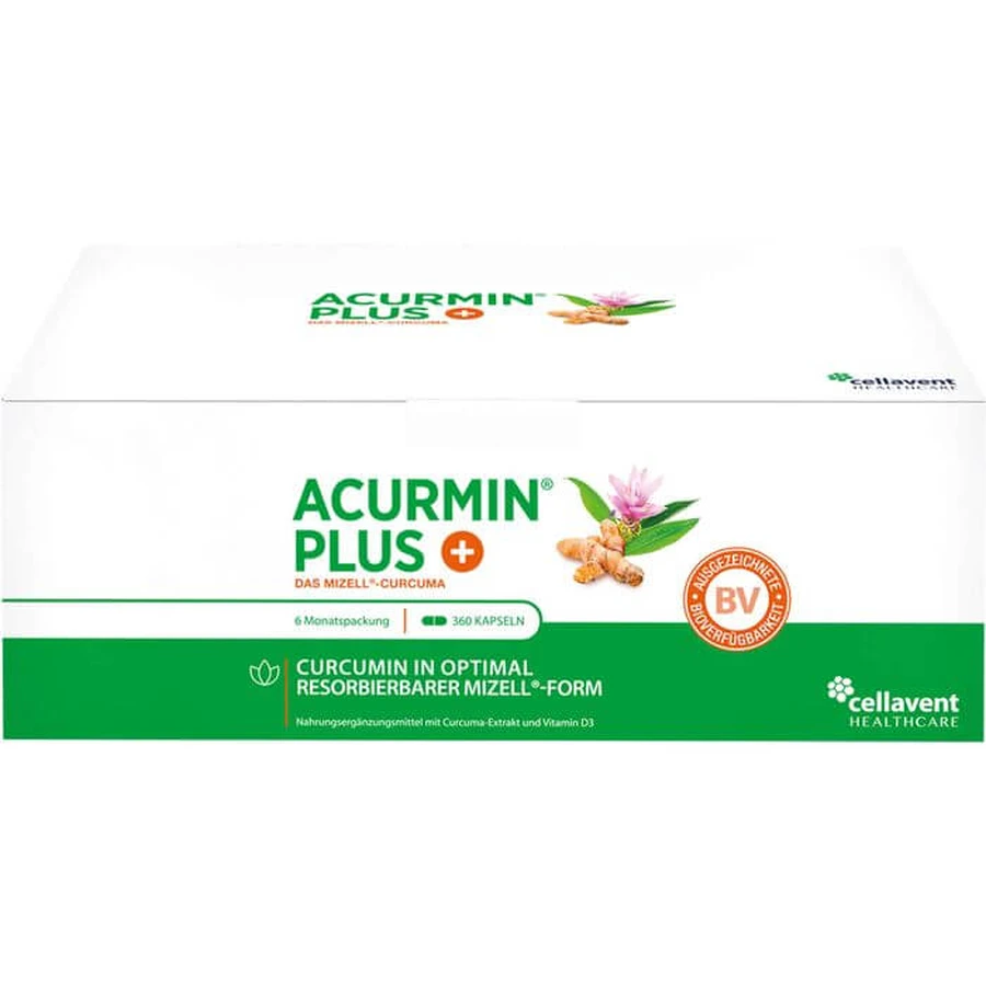 ACURMIN Plus La Micelle Curcuma Capsules Molles 360 Capsules