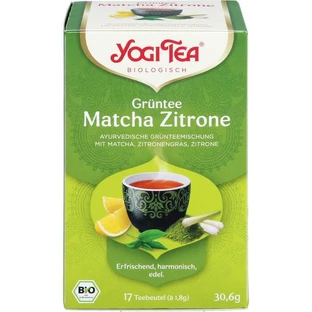 YOGI TEA Green Tea Matcha Lemon Organic Filter Bag 30,6 g