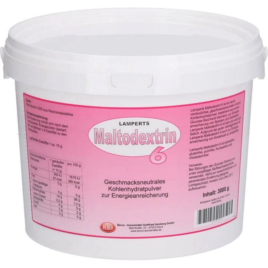 MALTODEXTRINA 6 Lamperts polvo 3000 g