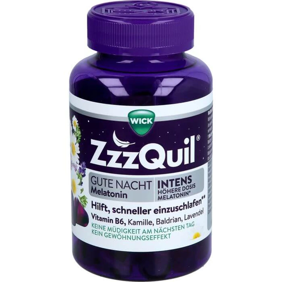WICK ZzzQuil Goedenacht Intens 60 stuks.