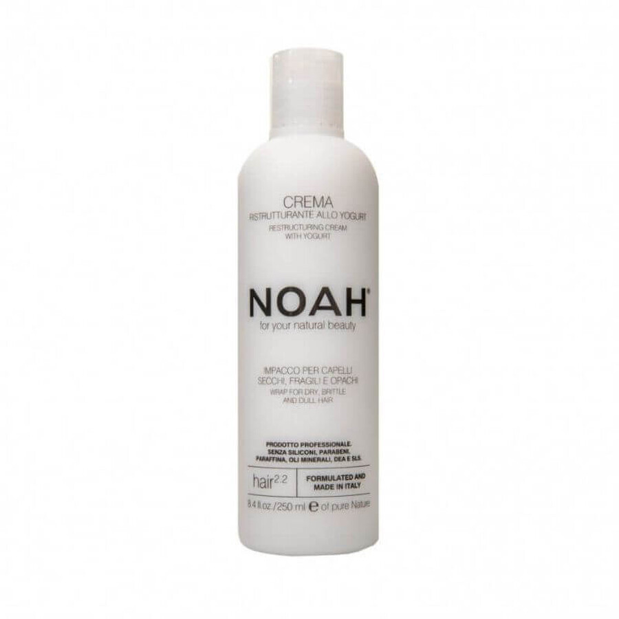 Herstellende crèmeconditioner met yoghurt voor droog, breekbaar haar (2,2) x 250ml, Noah