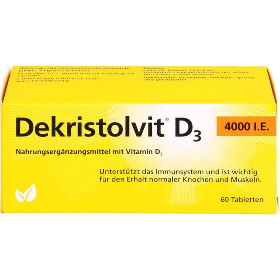 DEKRISTOLVIT D3 4000 I.E. Tablets 60 St.