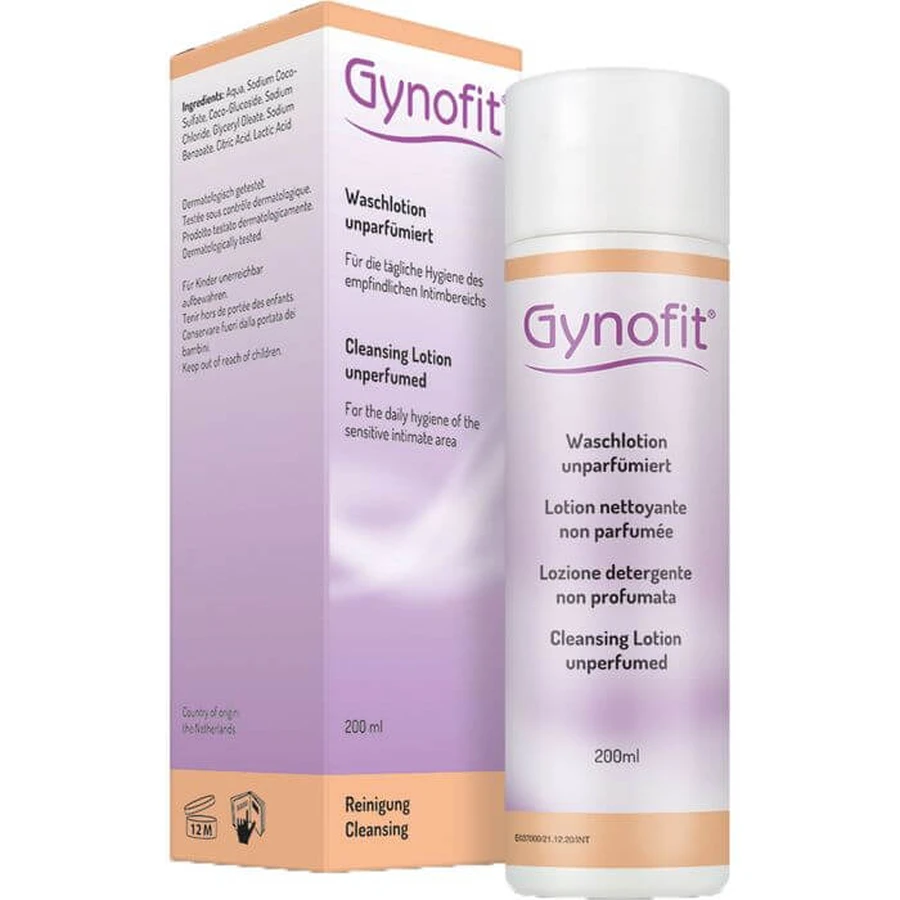 GYNOFIT Loțiune de spălare neparfumată 200 ml