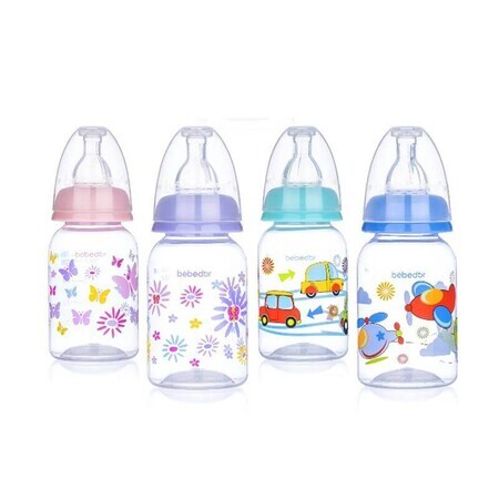 Bebe Dor Flasche mit 0%BPA Zeichnung 125ml + 0 Monate -23302