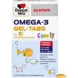 DOPPELHERZ Omega-3 Gel-Tabs sistema familiar 120 uds.