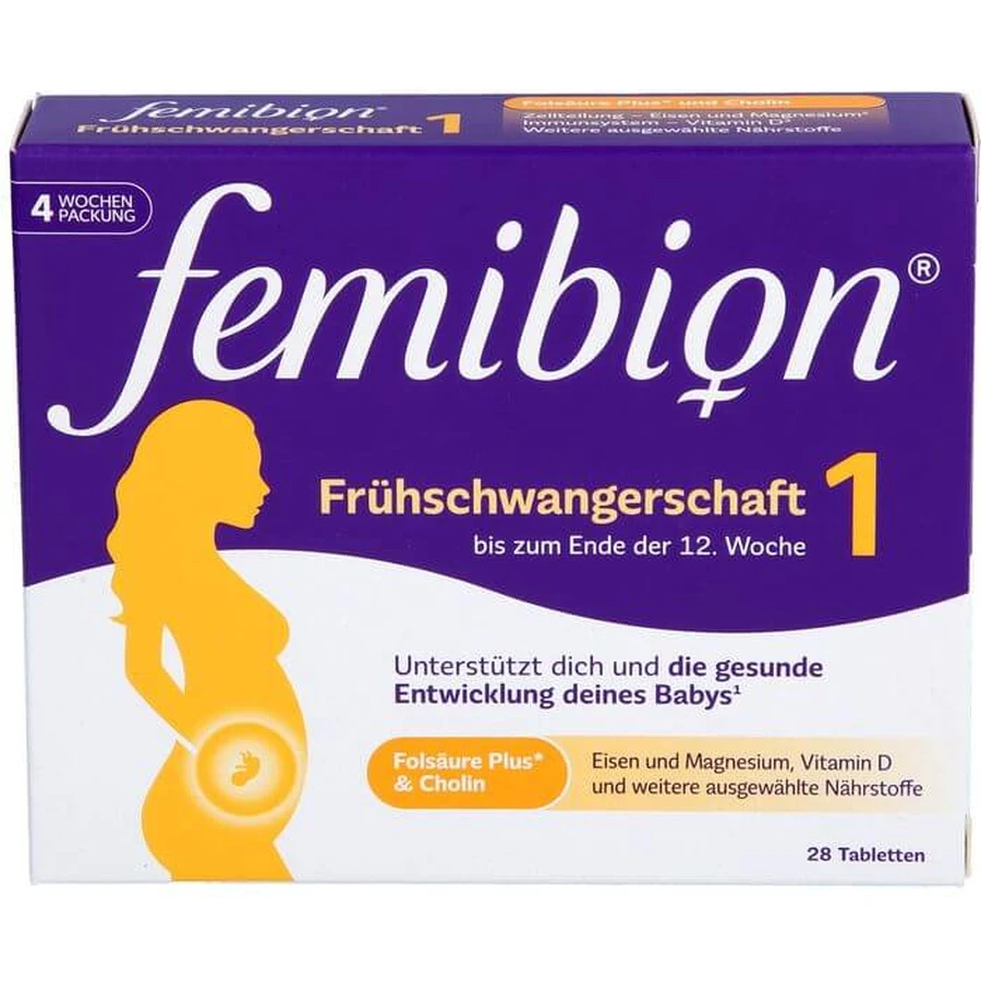 FEMIBION 1 Zwangerschapstabletten 28 stuks.