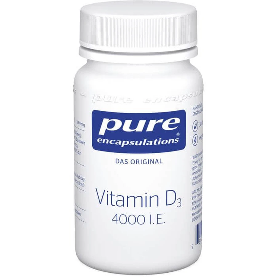 PURE ENCAPSULATIONS Vitamin D3 4000 I.U. Capsules 30 Capsules