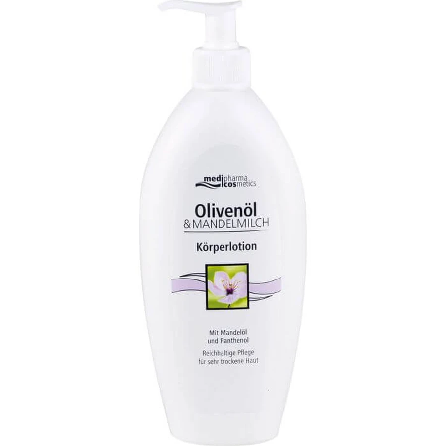 Lozione per il corpo all'olio d'oliva e al latte di mandorle 500 ml