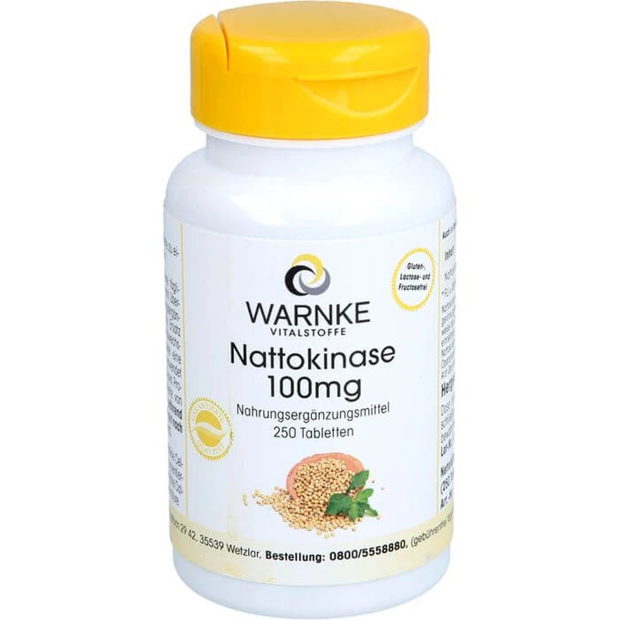 NATTOKINASE 100 mg comprimidos 250 uds.