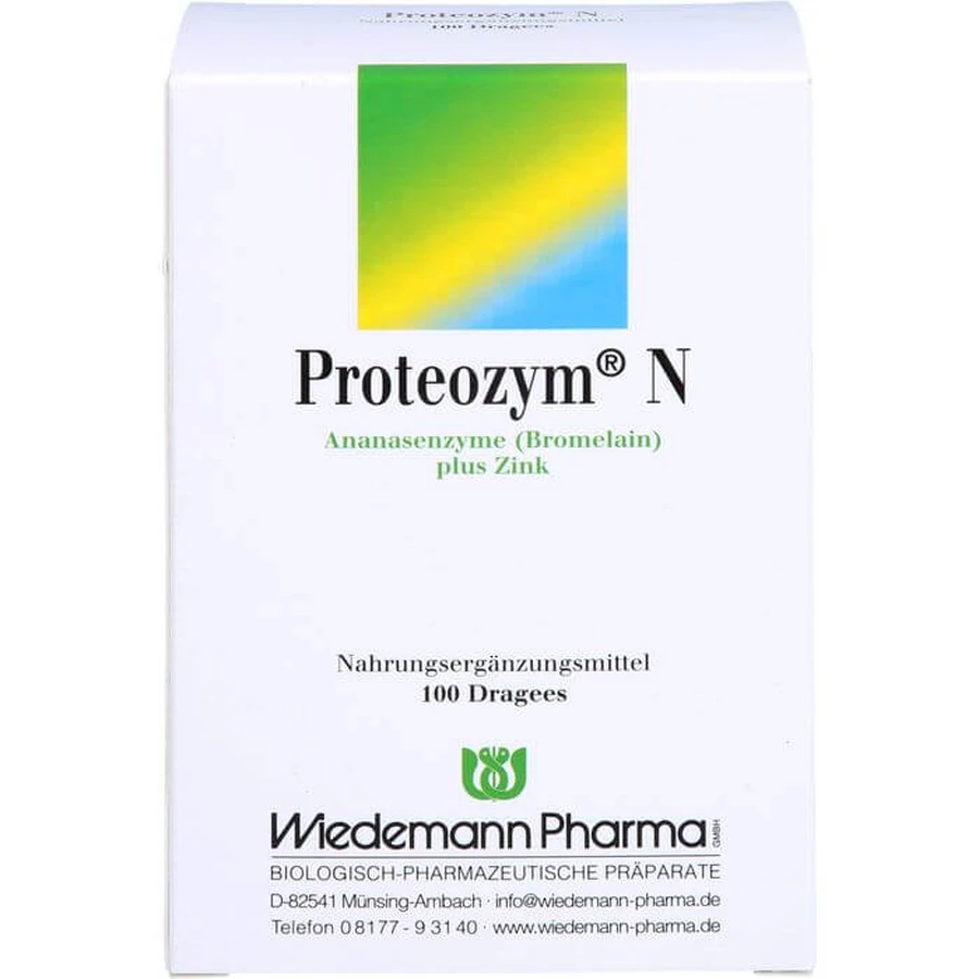 PROTEOZYM N comprimidos recubiertos 100 unid.