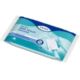 TENA WET Washandje geurvrij 15x23 cm blauw 5 stuks.
