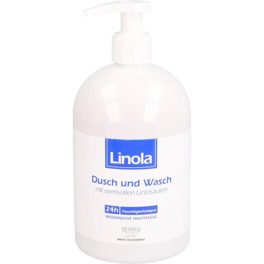 LINOLA Dusch und Wasch m.Spender 500 ml