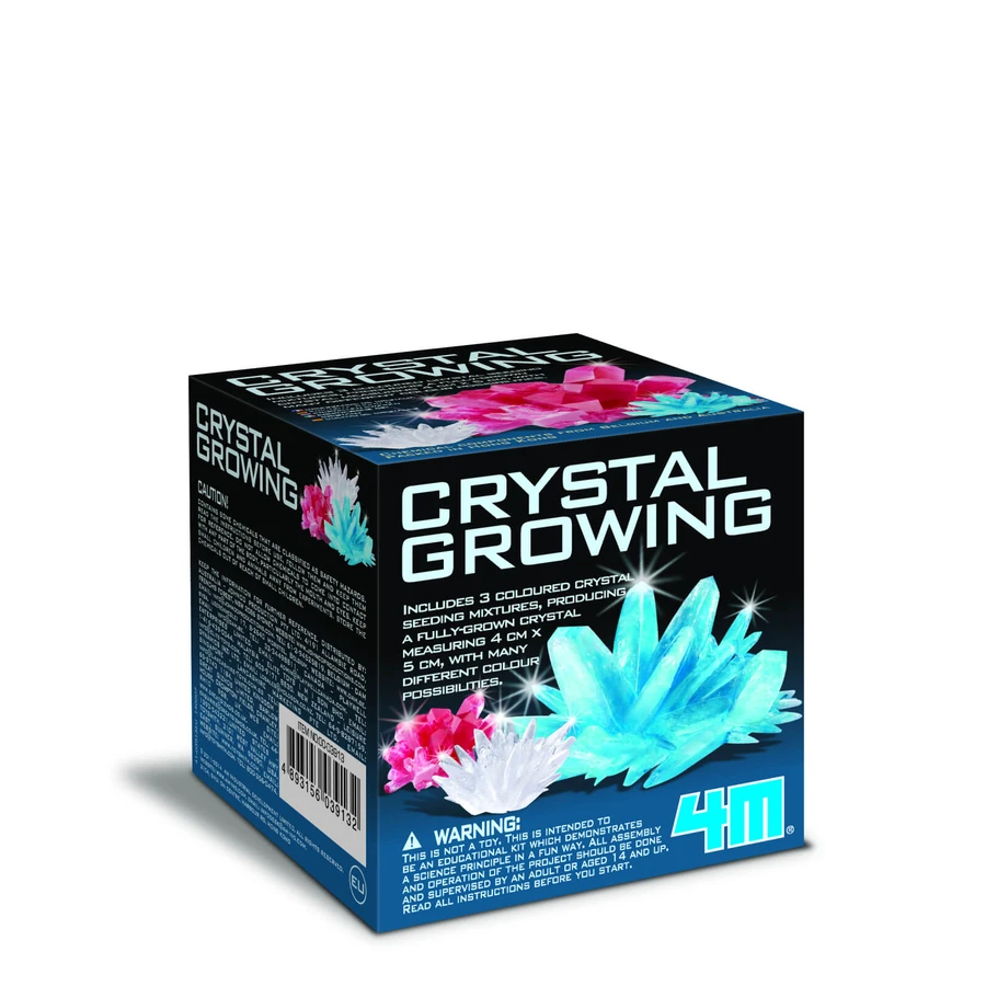 Set van groeiende experimenten Cristale
