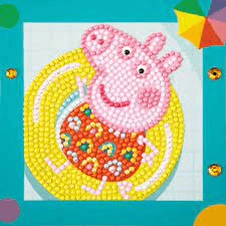 Set creativ pictura cu diamante - Peppa Pig