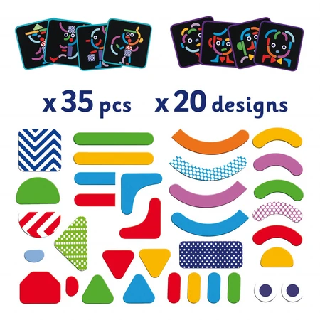 Geobonhomme game with magnets Djeco