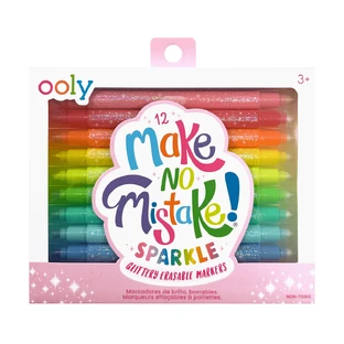 Carioci stralucitoare care se sterg - Make no mistake! - Set de 12