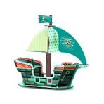 Piratenschip Djeco 3D model