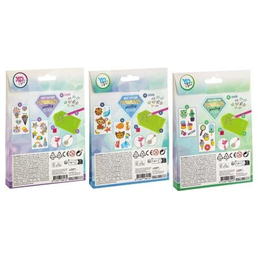 Set creativ, Creeaza propriile abtibilduri cu strasuri, Diamond paint stickers, Grafix