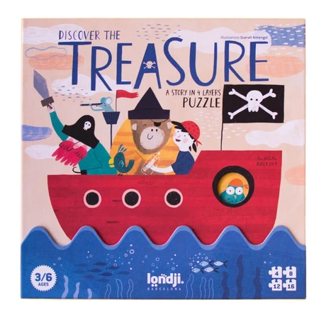 Puzzle Find the treasure, Londji
