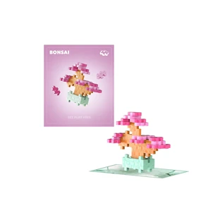 Bouwpakket Plus-Plus, PLANTEN - Bonsai roze