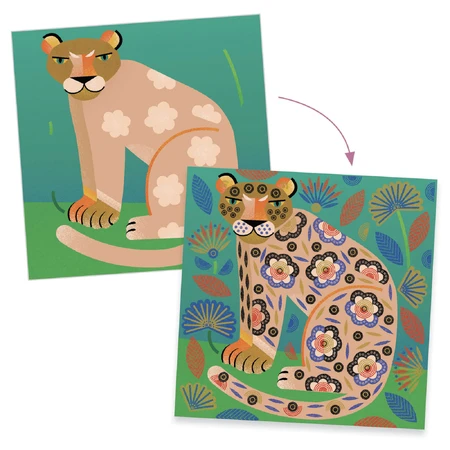 Djeco Briefmarkenspiel, Tiere