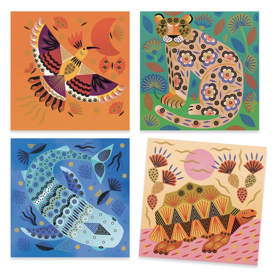 Djeco Briefmarkenspiel, Tiere