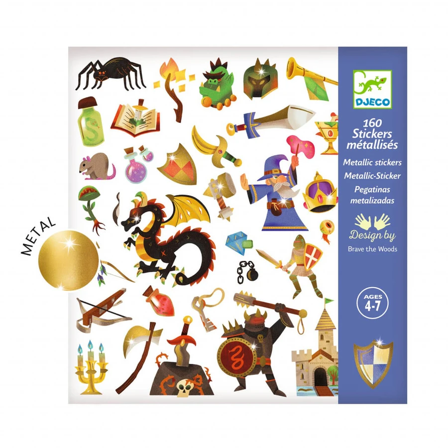 Djeco Stickers Medieval fantasy