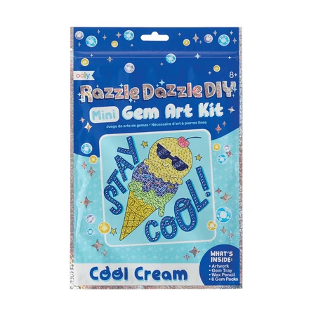 Mini DIY creative workshop with diamonds - Cool Icecream