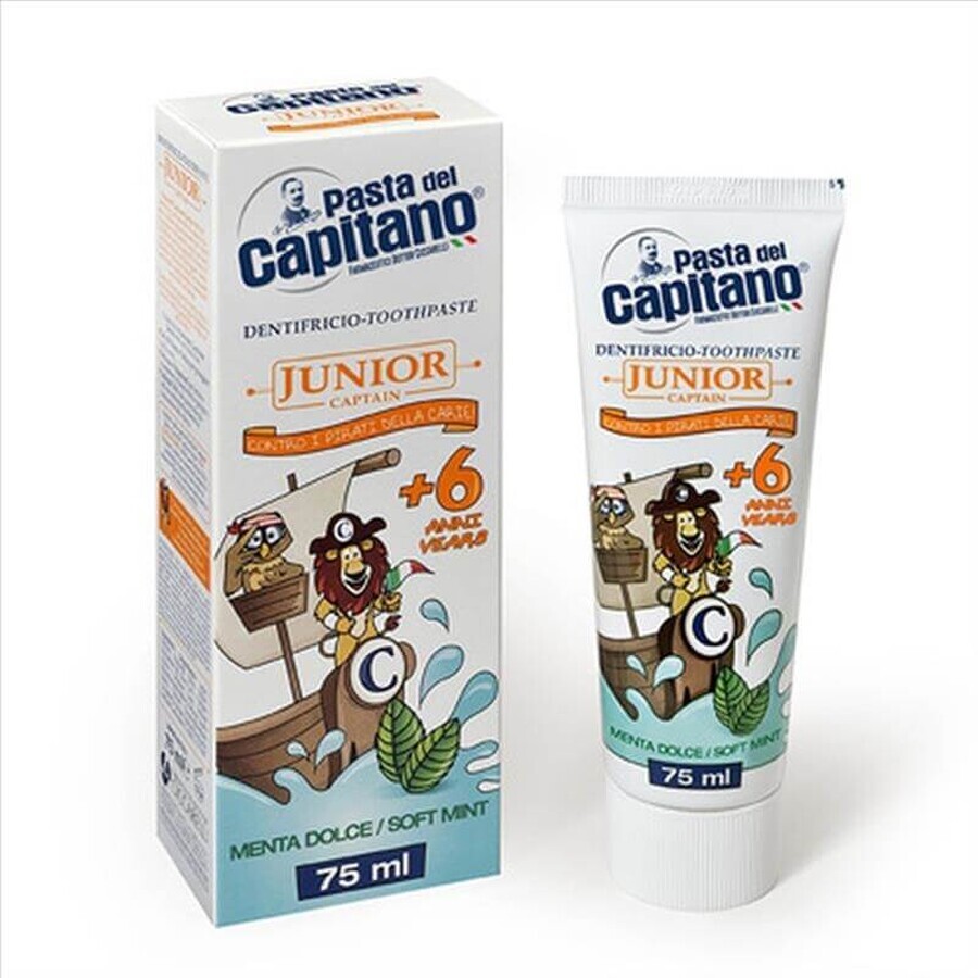 Del Capitano Dentifrice junior 6+ à la menthe 0354 x 75 ml