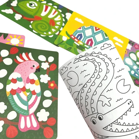 Kit d'art en feuilles Foil-tastic - Animaux géniaux