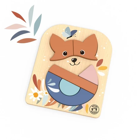 Holzpuzzle Fox Fox, Speedy Monkey