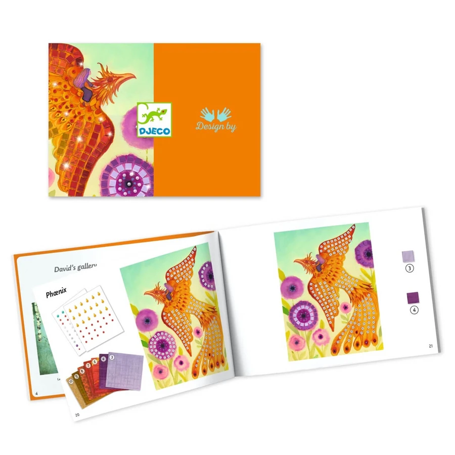 Jeu de mosaïque créative Créatures mythiques, Djeco