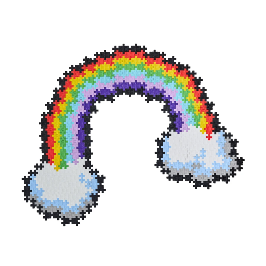 Plus-Plus Zahlenpuzzle, 500 Teile, Regenbogen