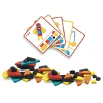 Ze GeoVroom Djeco GeoVroom, building game with geometric pieces
