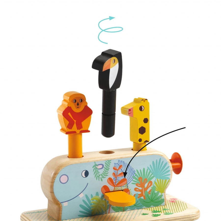 Jucarie pop-up multi activity, Djeco