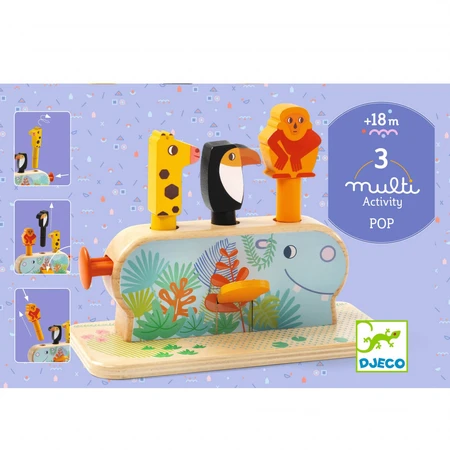 Jucarie pop-up multi activity, Djeco