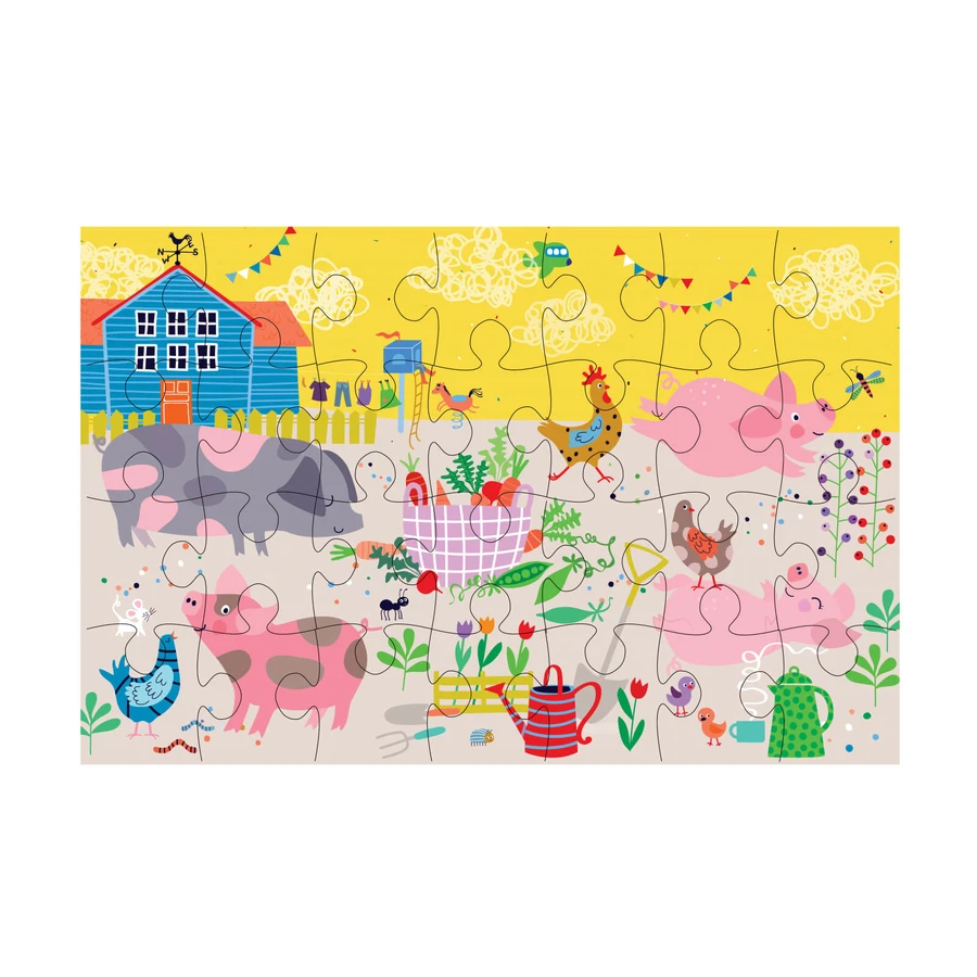 Puzzle da 28 pezzi - Fattoria