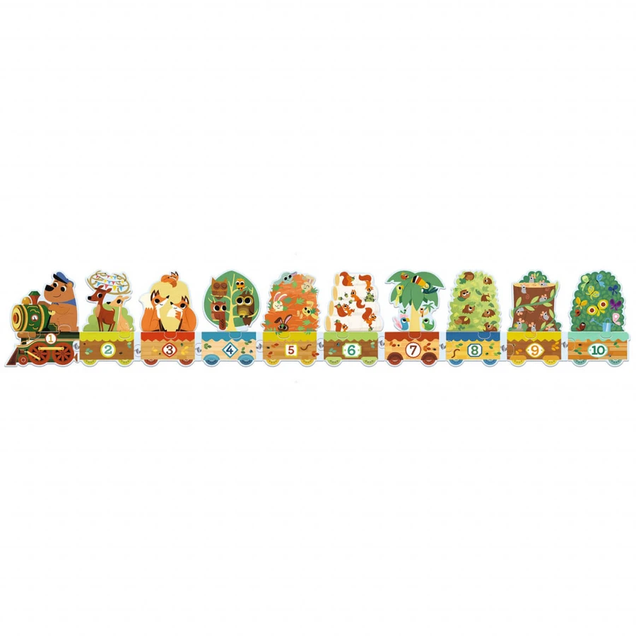 Puzzel Djeco, Leren tellen