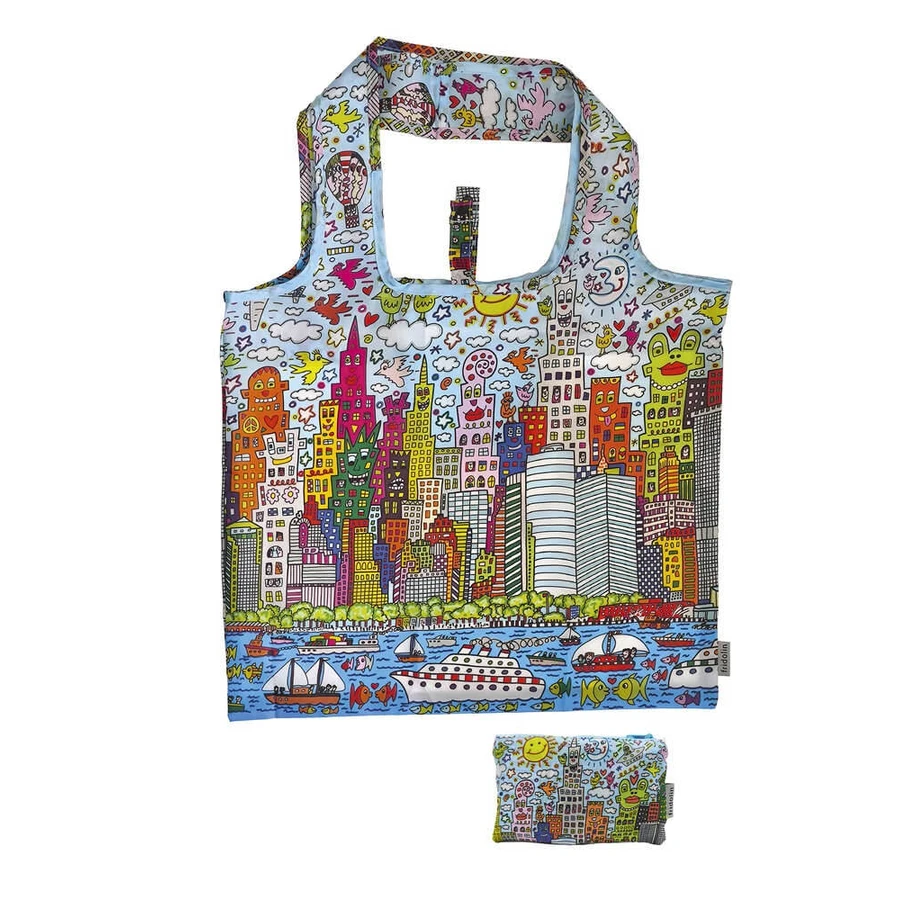 James Rizzi Mi bolsa textil de Nueva York, Fridolin